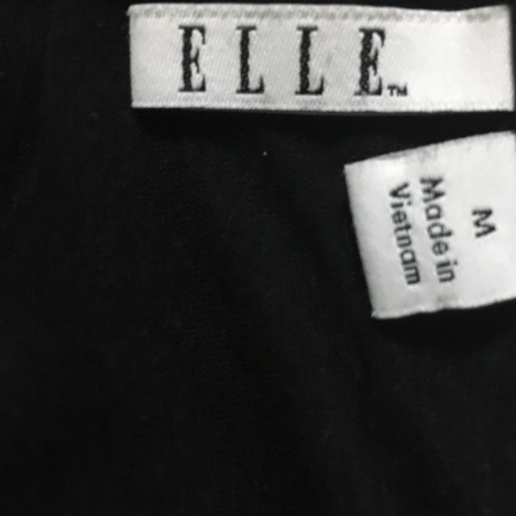 Elle Black pull- on, eyelet Overlay top - Picture 6 of 6